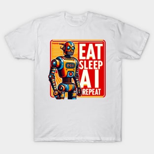 Eat Sleep AI Repeat T-Shirt